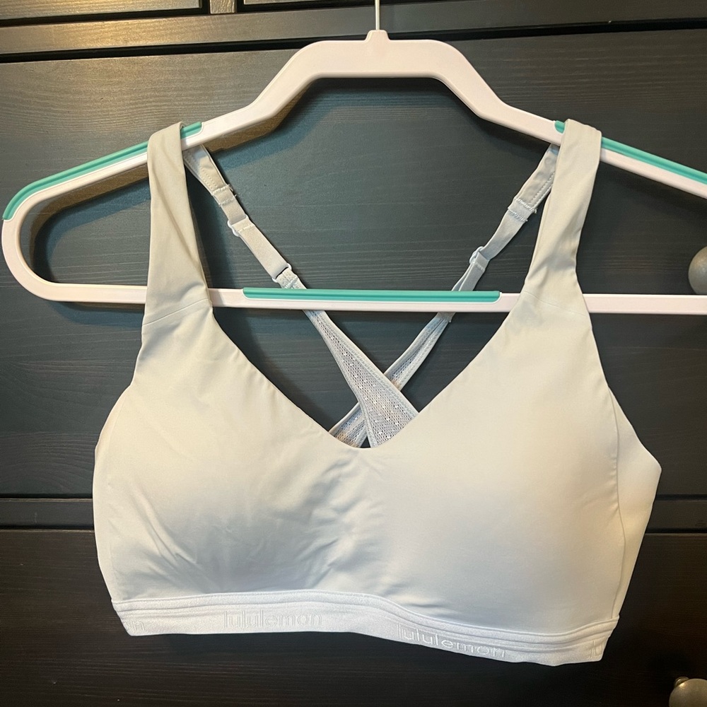 Lululemon Up For It Bra, Light Blue (Breezy), 34C